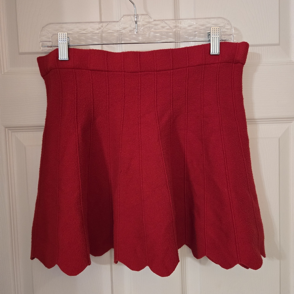 Candie's Vibrant Red Skirt